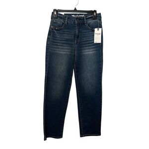 Wallflower Fearless Curvy Super High Rise Straight Jeans Dark Wash Size 1 NEW